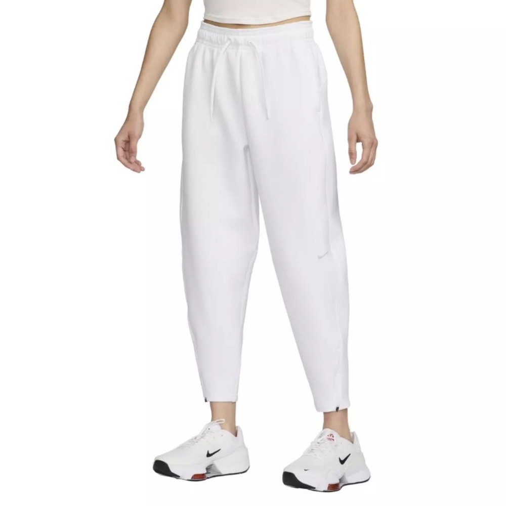 Nike Women's Dri-FIT Prima High-Waisted 7/8 Training Pants -White